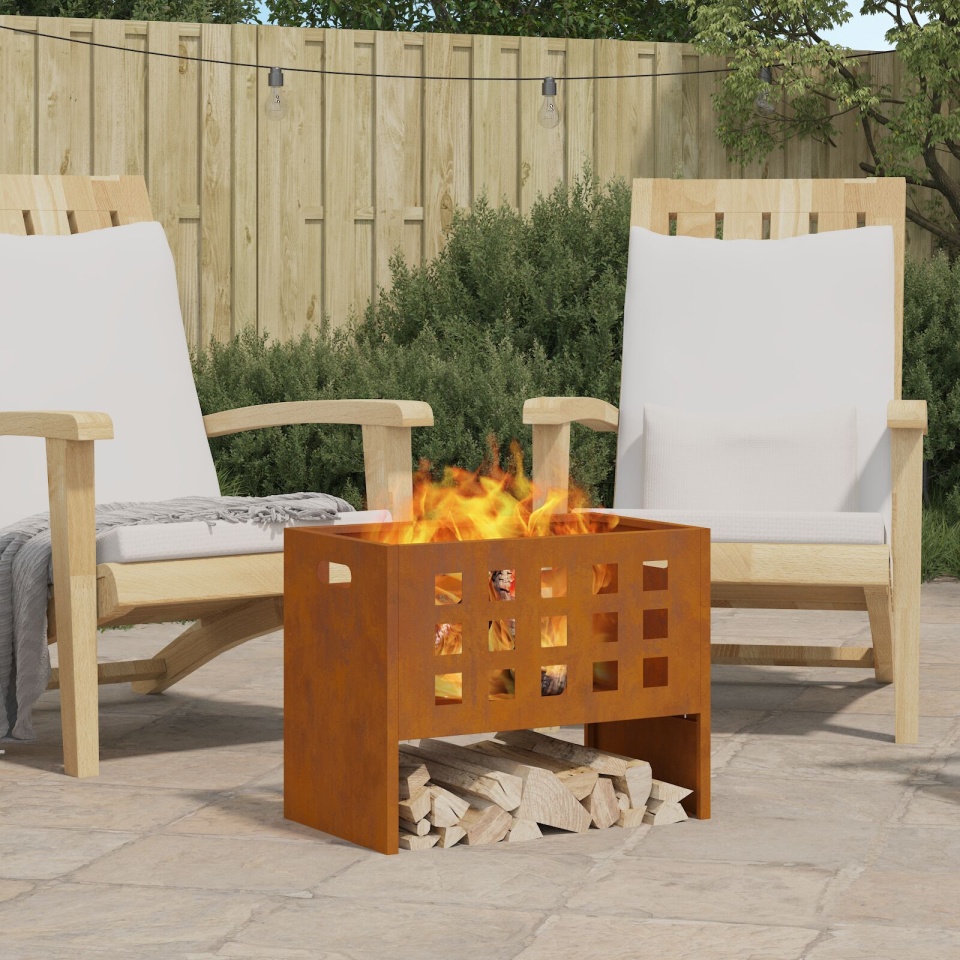 Aragaz exterior rectangular 50x30x40 cm din oțel rezistent la intemperii