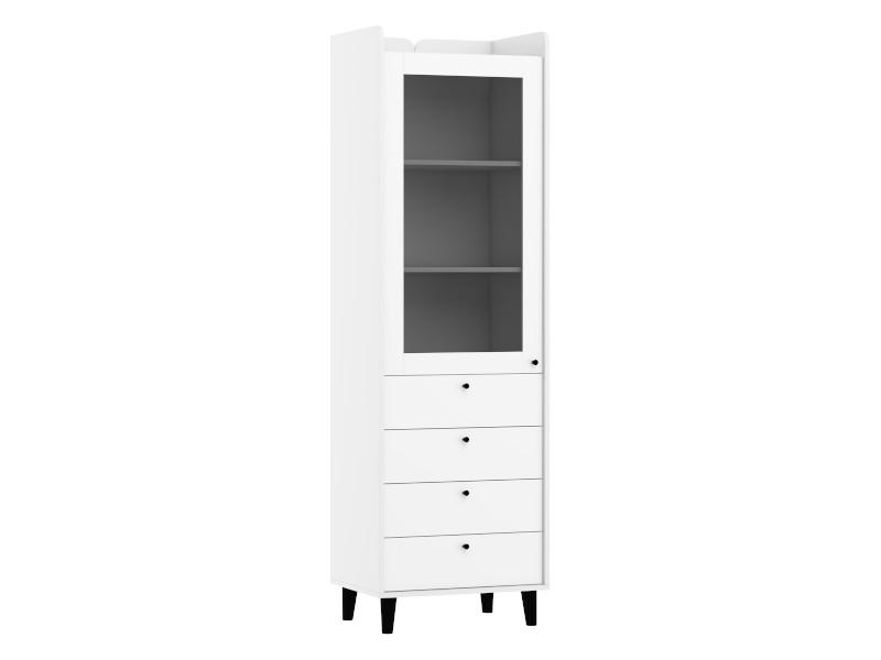 Dolce Dol-27 Display Dulap White/White High Gloss