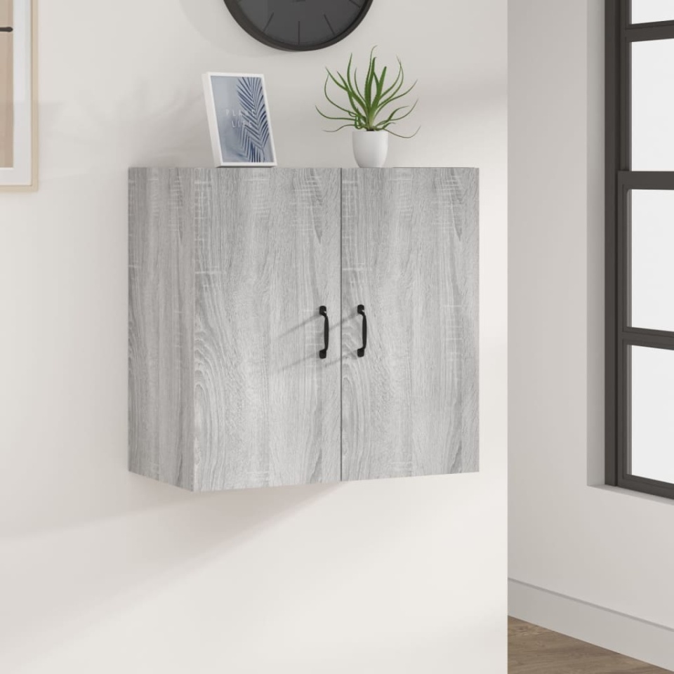 Dulap de perete, gri sonoma, 60x31x60 cm, lemn compozit