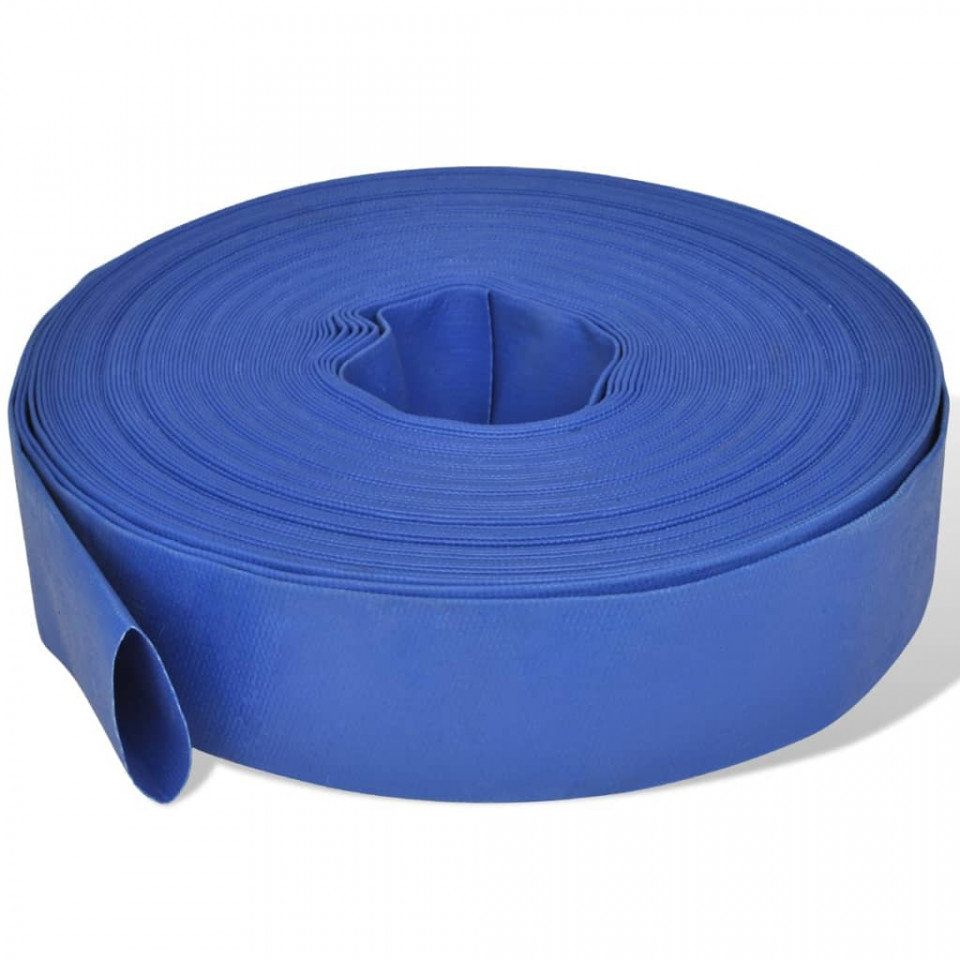 Furtun plat, 50 m 2" PVC, livrare apă