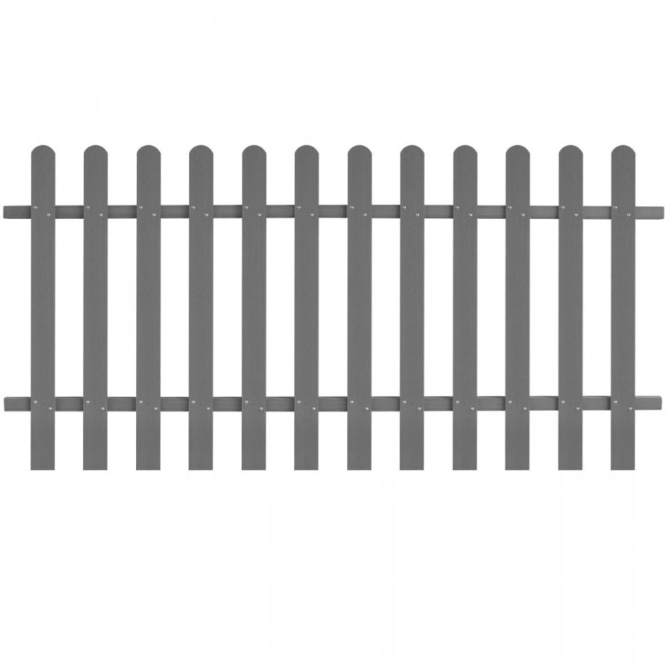 Gard din șipci, 200 x 100 cm, WPC 100