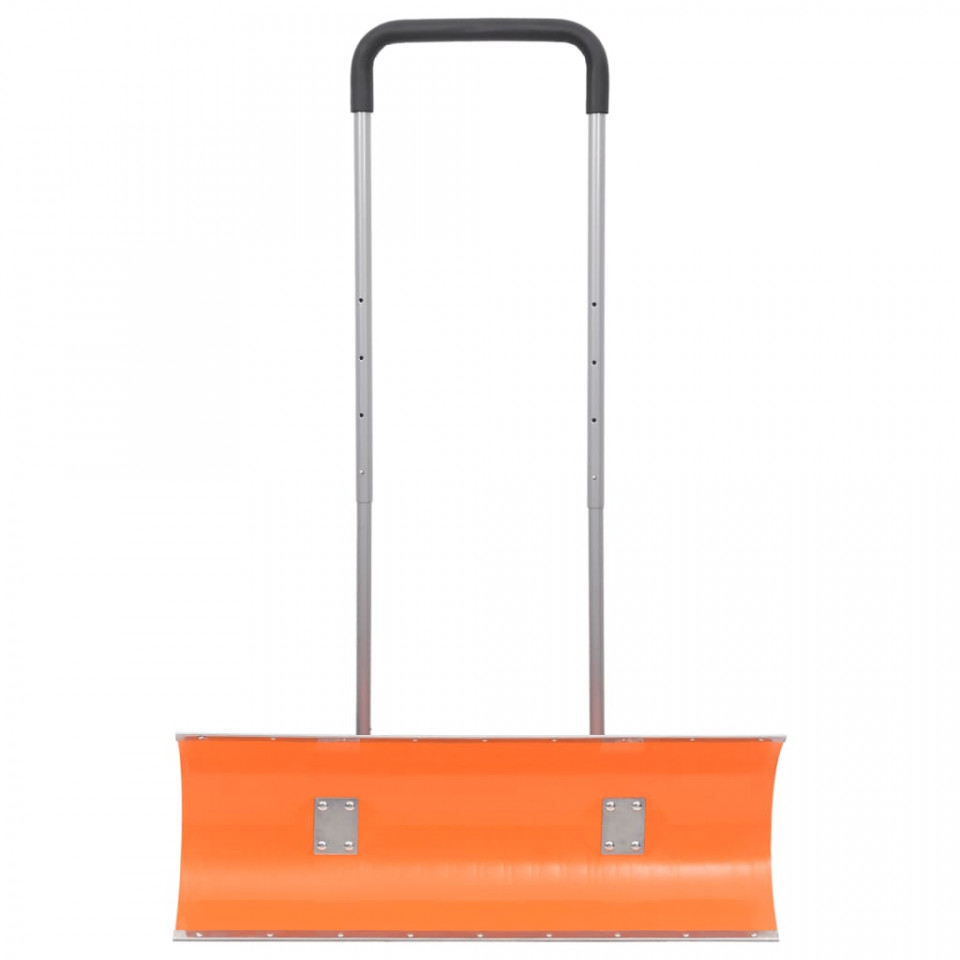 Lopată de zăpadă mâner extensibil portocaliu 96cm lamă din oțel