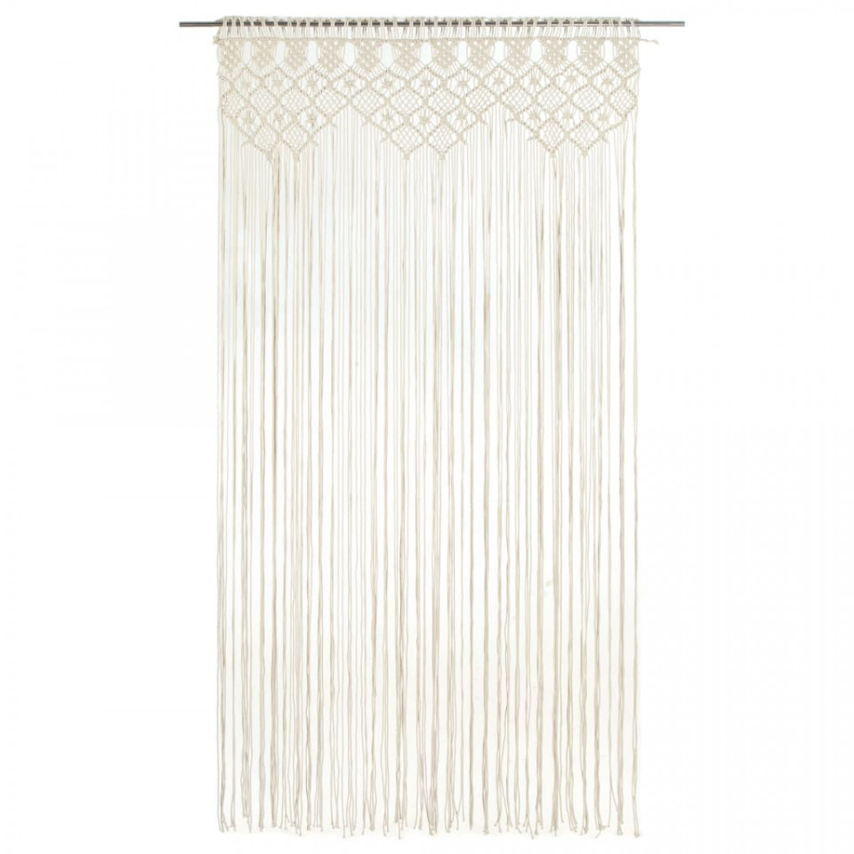 Perdea macrame, 140 x 240 cm, bumbac