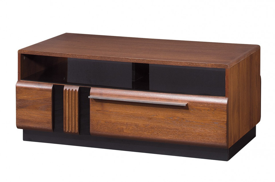 Porti 41 (Masuta De Cafea 1 S) Antique Oak/Black Glass casapractica.ro imagine noua elgreco.ro