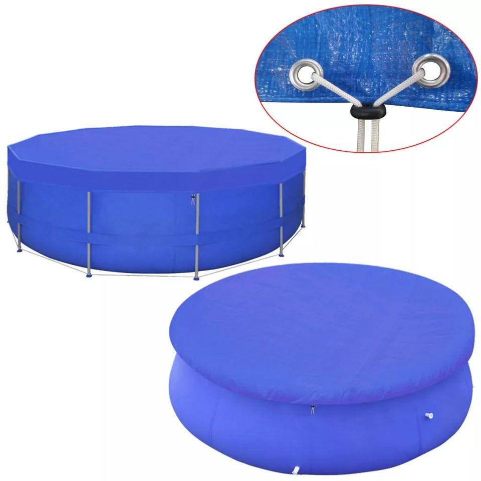Prelată piscină PE rotundă 540 cm 90 g/m² 540