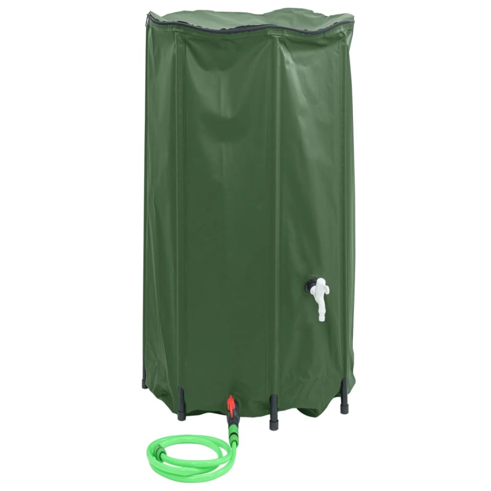 Rezervor de apă cu robinet, pliabil, 380 L, PVC