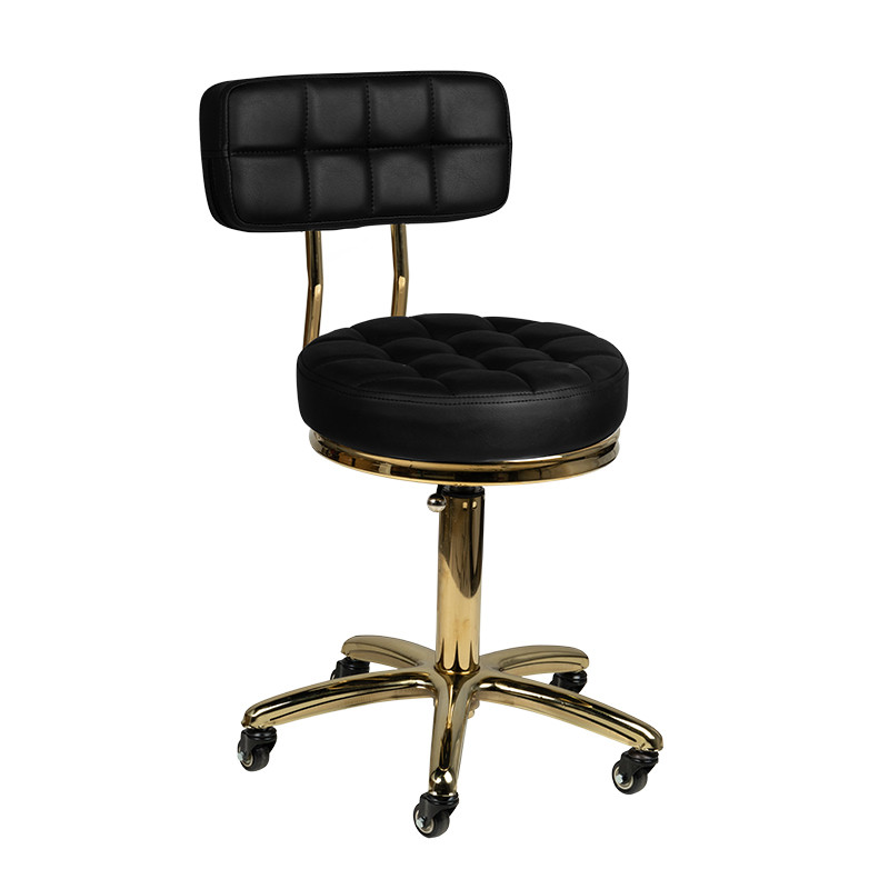 Taburet cosmetic gold am-961 negru