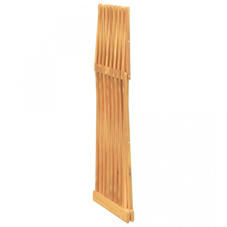 Taburet pliabil, 40x32,5x70 cm, lemn masiv de tec