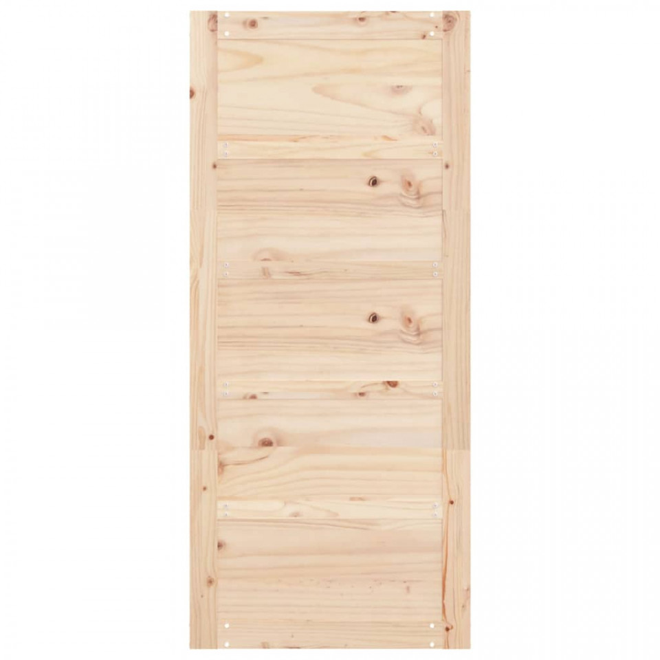 Ușă de hambar, 90x1,8x204,5 cm, lemn masiv de pin