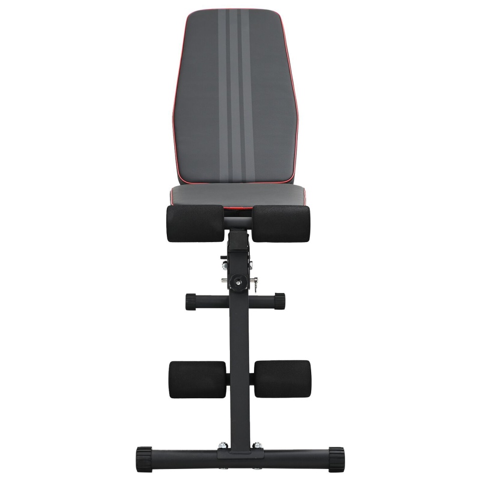 Banca de greutăți reglabilă pliabilă 230 kg oțel negru