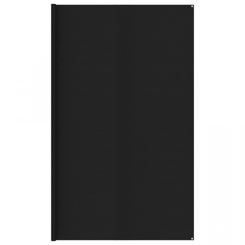 Poza Covor de cort, negru, 400x400 cm, HDPE