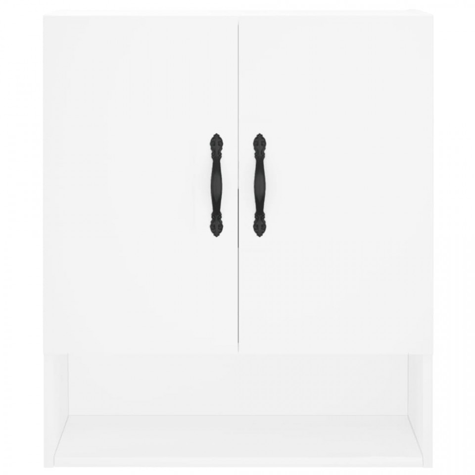 Dulap de perete, alb, 60x31x70 cm, lemn compozit