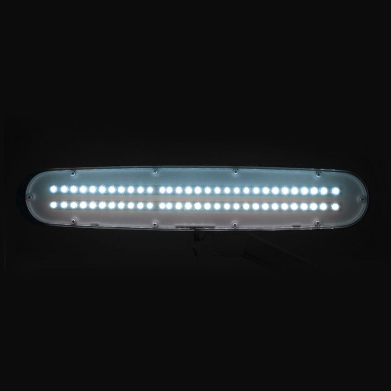 Lampă de atelier LED elegantă 801st menghină albă standard