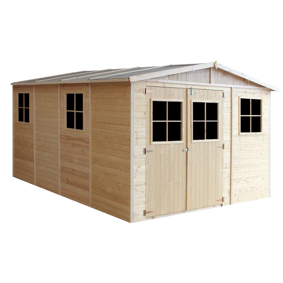 Magazin de gradina din lemn 11x14 ft/12m2 - TIMBELA M336