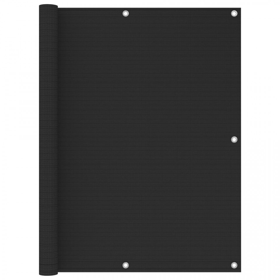Paravan de balcon, antracit, 120×400 cm HDPE 120x400 imagine noua