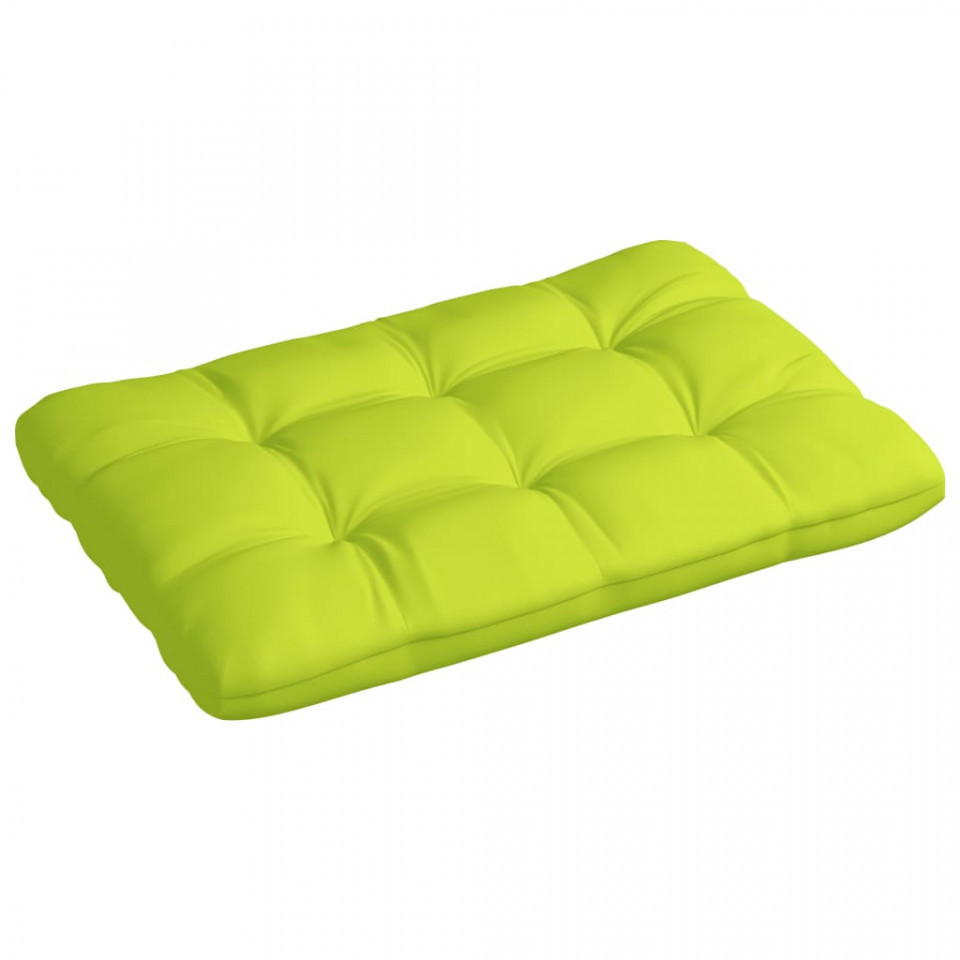 Pernă canapea din paleți, verde aprins, 120x80x12 cm, textil 120x80x12 imagine noua
