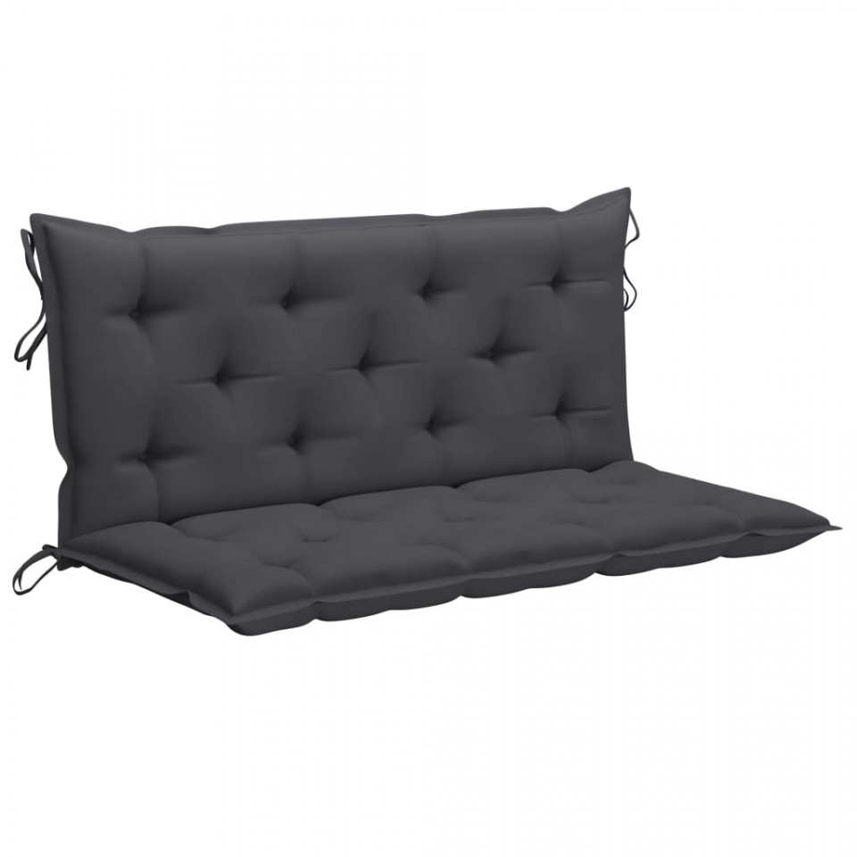 Pernă pentru balansoar, antracit, 120 cm, material textil
