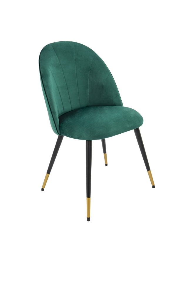 Scaun living tapitat cu stofa premium s-172, tapiterie verde