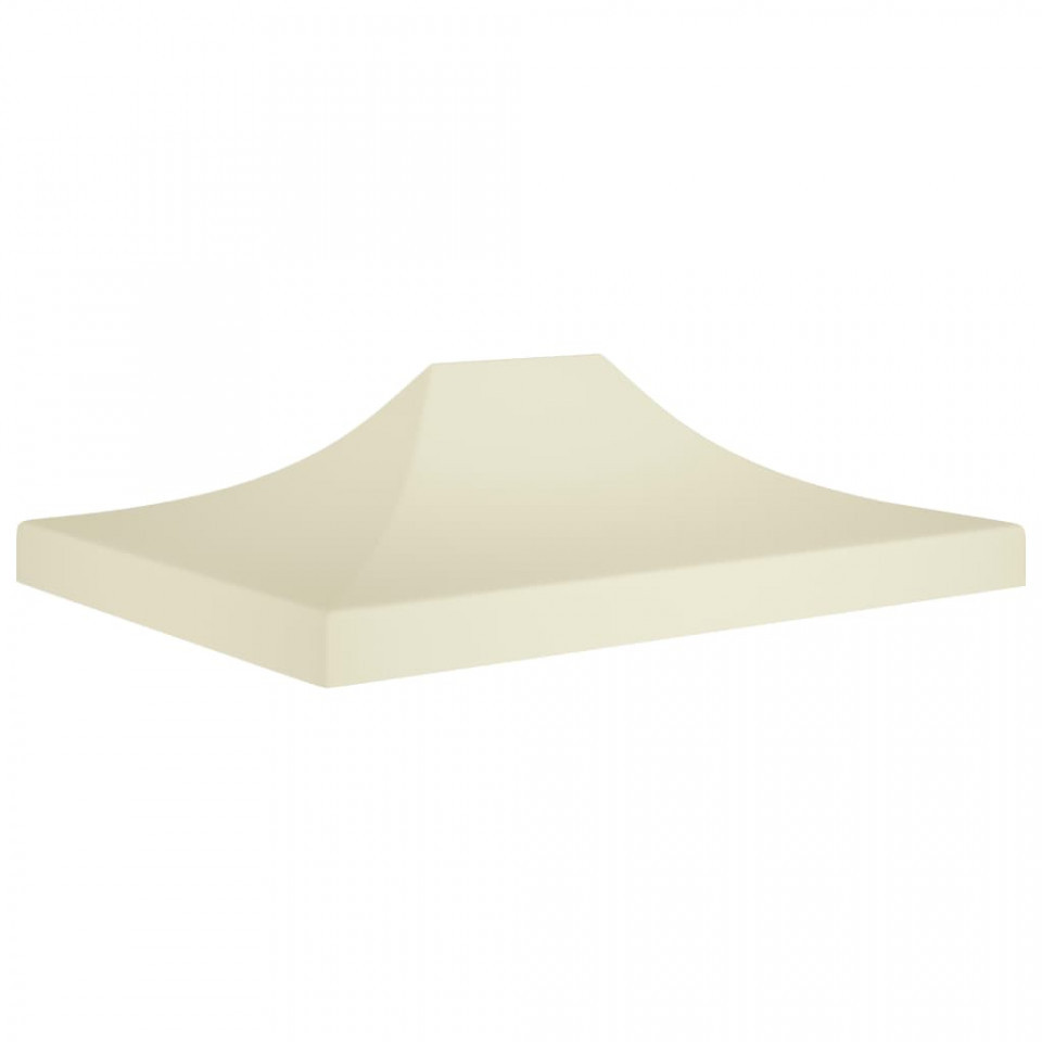 Acoperiș pentru cort de petrecere, crem, 4 x 3 m, 270 g/m²