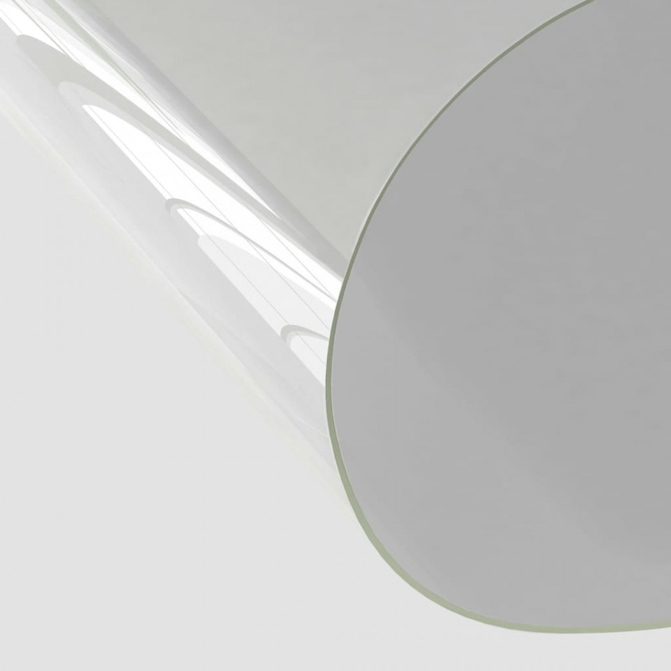 Folie de protecție masă, transparent, 80 x 80 cm, PVC, 1,6 mm