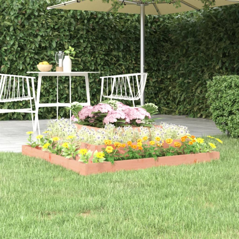 Jardinieră, 110x110x27 cm, lemn masiv douglas
