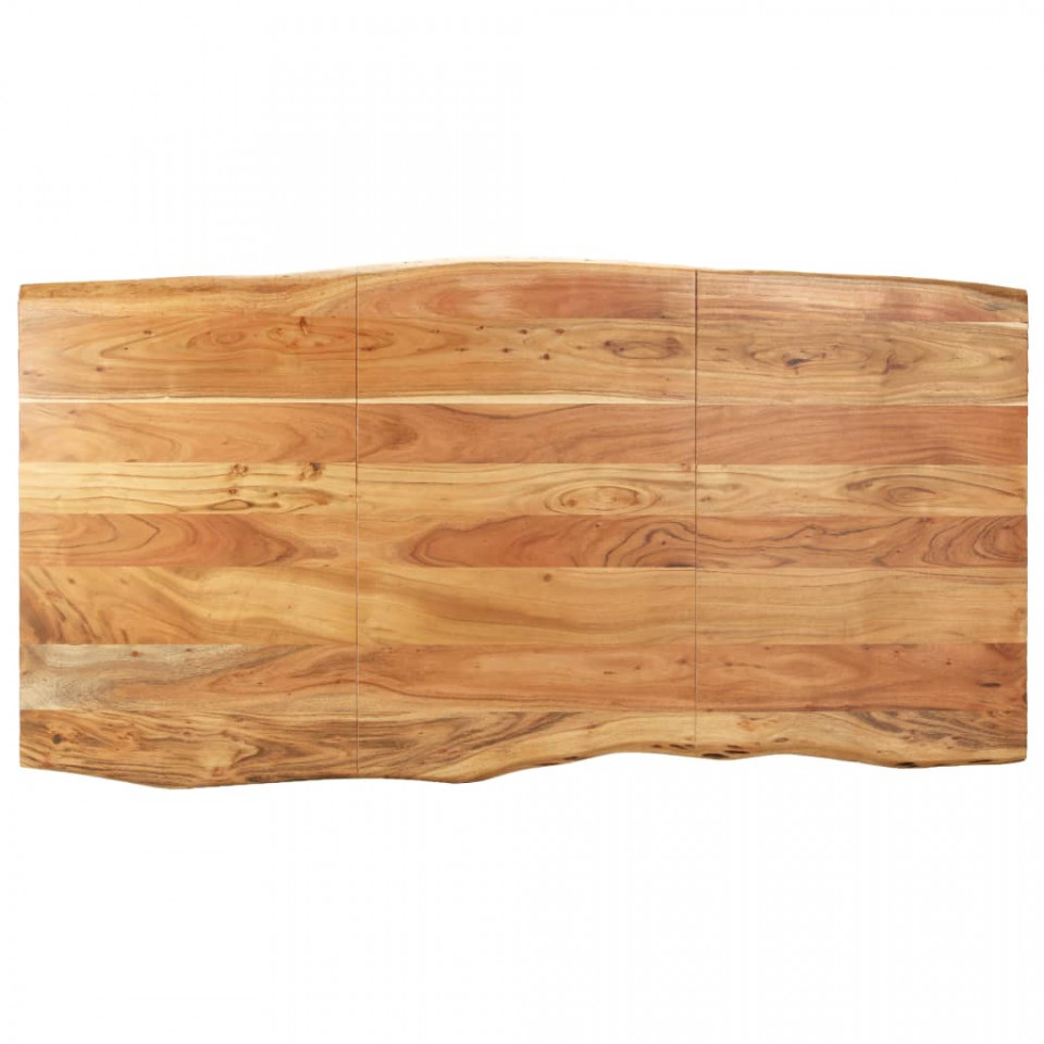 Masă de bucătărie, 180 x 90 x 76 cm, lemn masiv de acacia