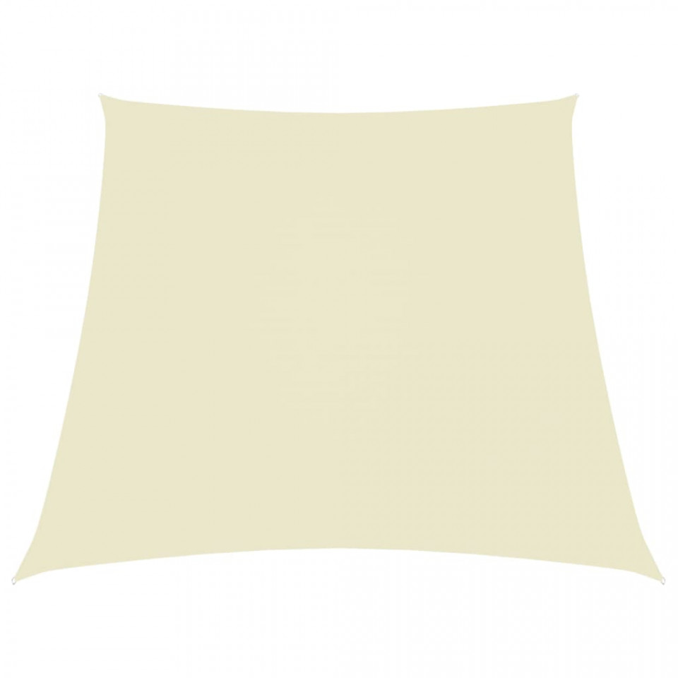 Pânză parasolar, crem, 3/4x2 m, țesătură oxford, trapez