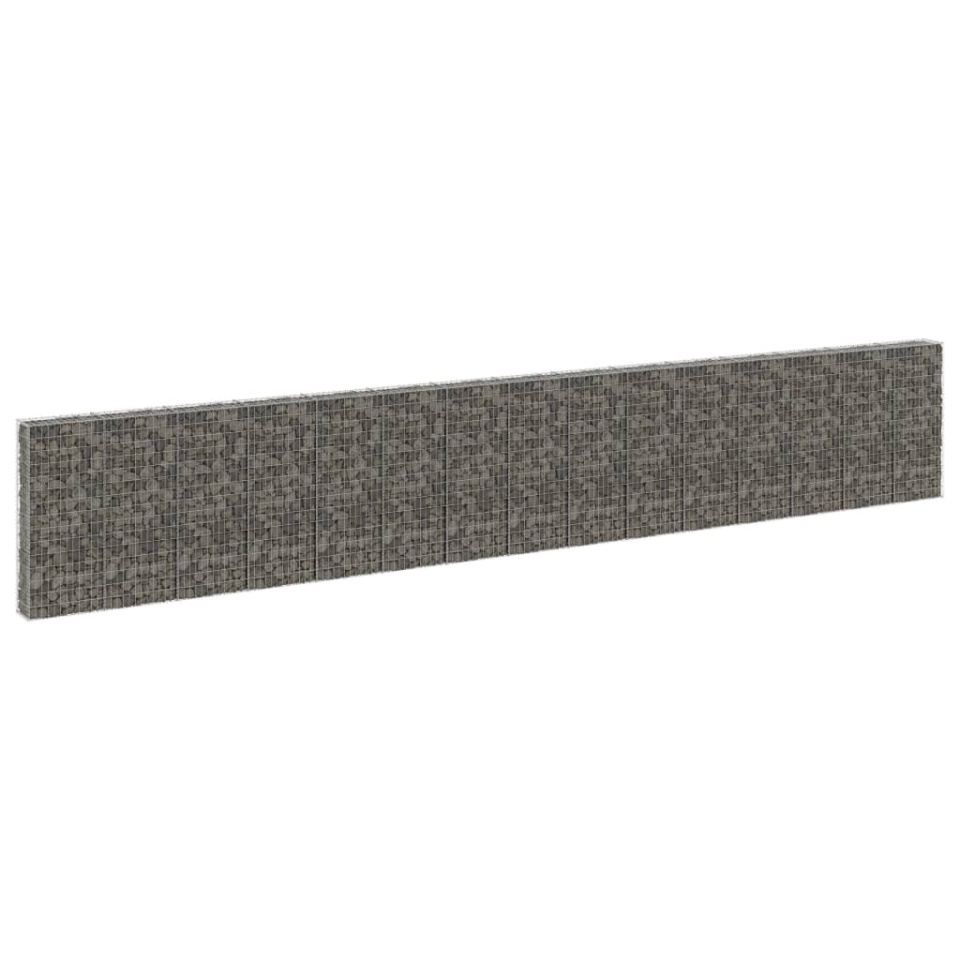 Perete gabion cu capace, 900 x 30 x 150 cm, oțel galvanizat
