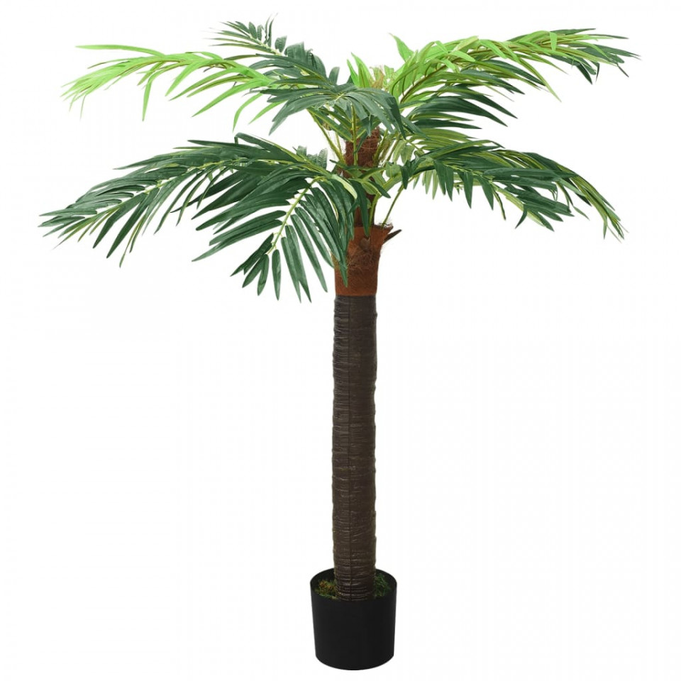 Poza Planta artificiala palmier phoenix cu ghiveci, verde, 190 cm