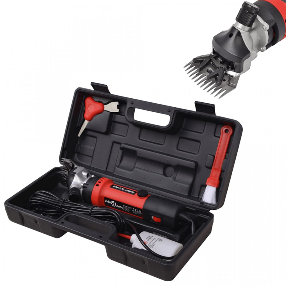 Set mașină de tuns oi, 7 piese, 550 w