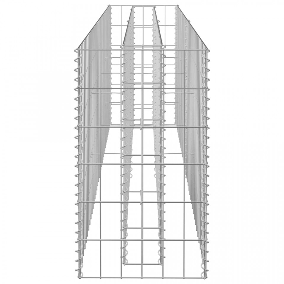 Strat înălțat gabion, 180 x 30 x 60 cm, oțel galvanizat