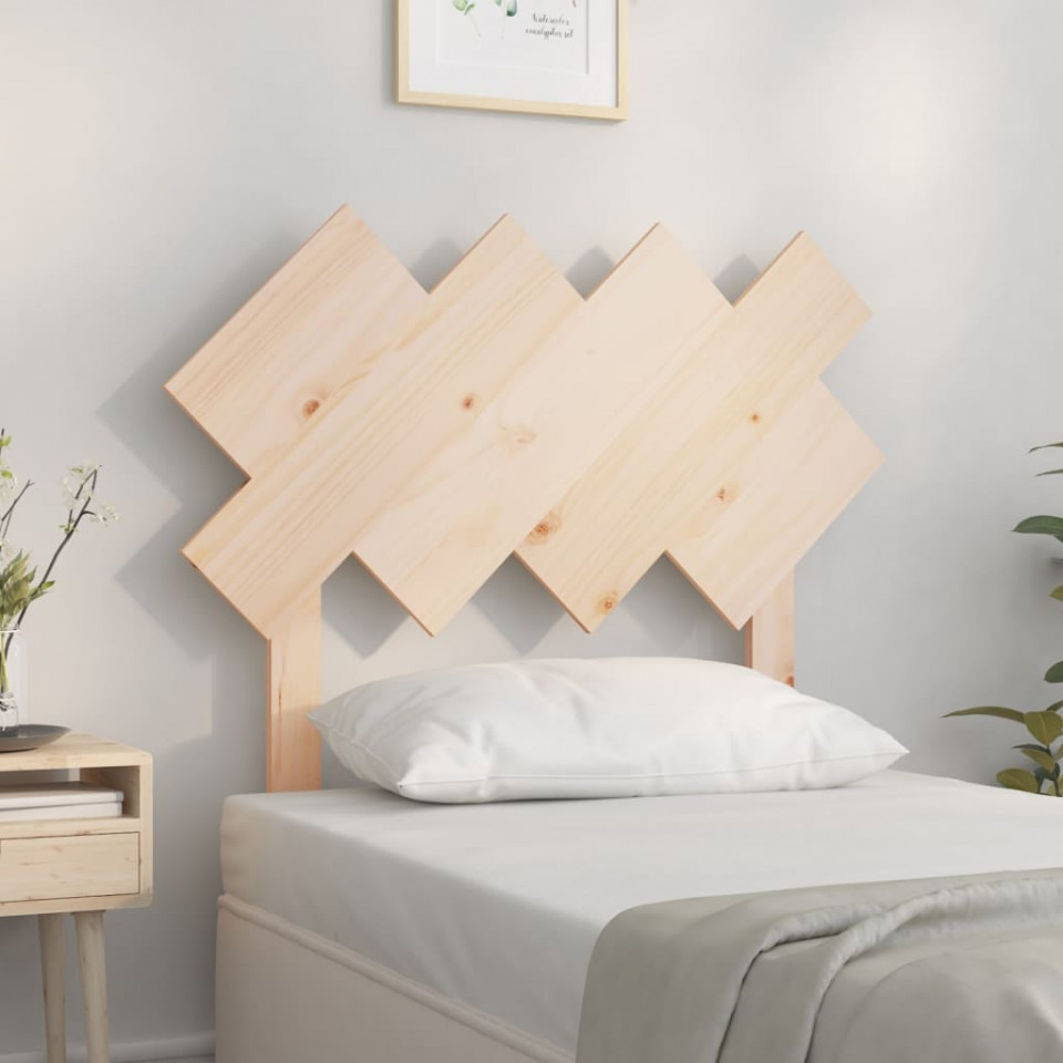 Poza Tablie de pat, 92x3x81 cm, lemn masiv de pin