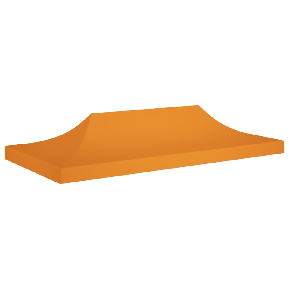 Acoperiș pentru cort de petrecere, portocaliu, 6x3 m, 270 g/m²