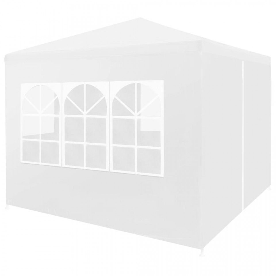 Cort pentru petrecere, alb, 3 x 3 m