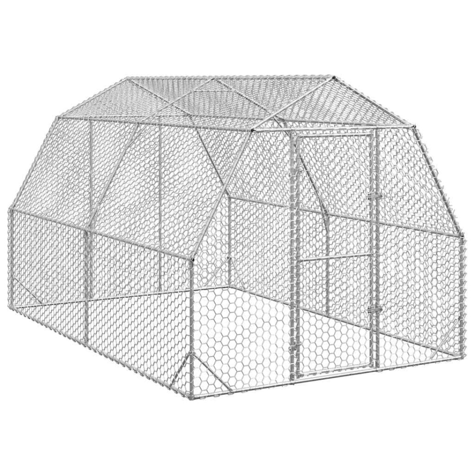 Cotet de gaini 2,5x4x2,25 m Oțel galvanizat