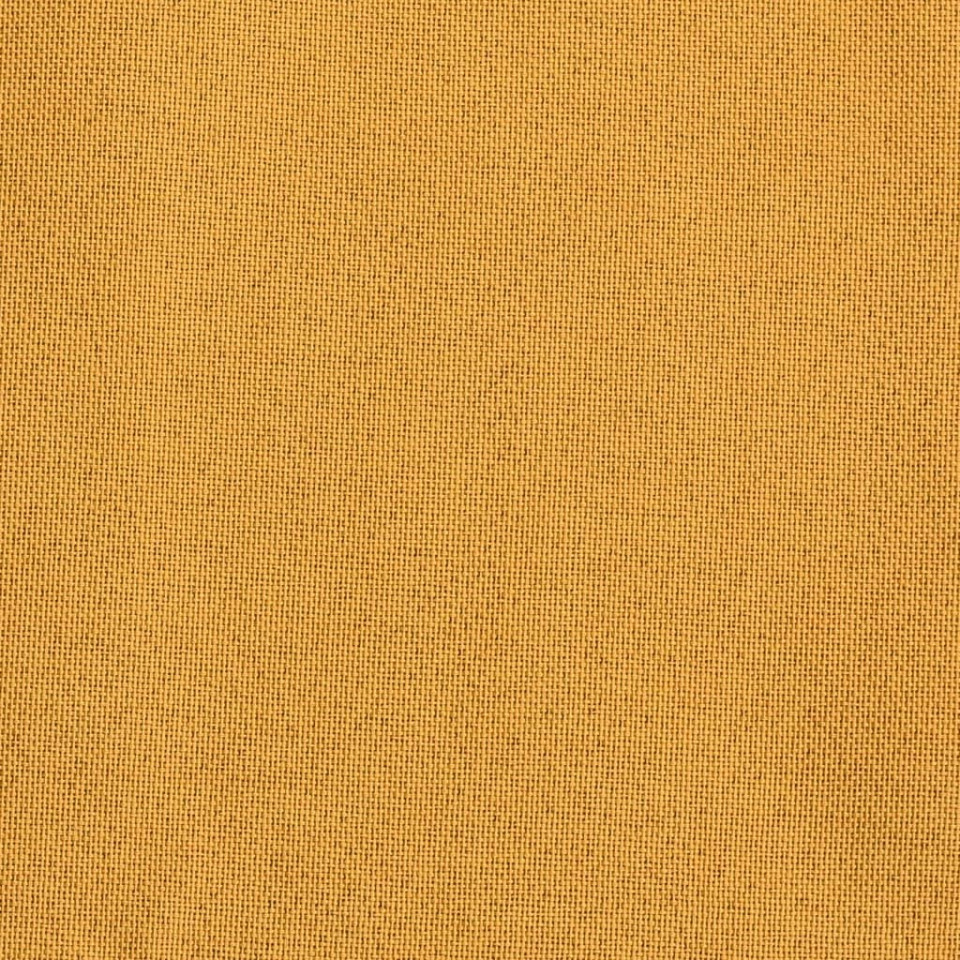 Draperii opace aspect in, cârlige, 2 buc., galben, 140x245 cm
