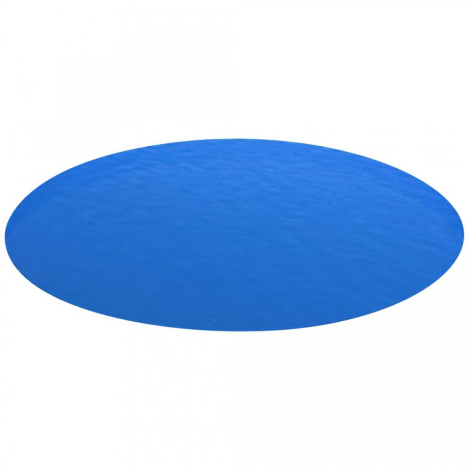 Folie solară rotundă din PE pentru piscină, 488 cm, albastru Casa Practica