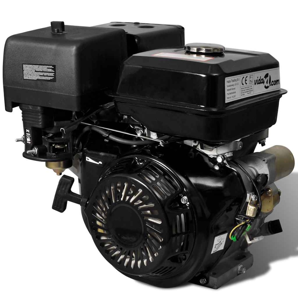 Motor pe benzină, negru, 15 CP, 11 kW