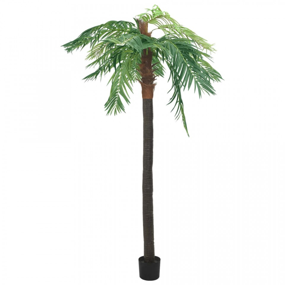 Poza Planta artificiala palmier phoenix cu ghiveci, verde, 305 cm