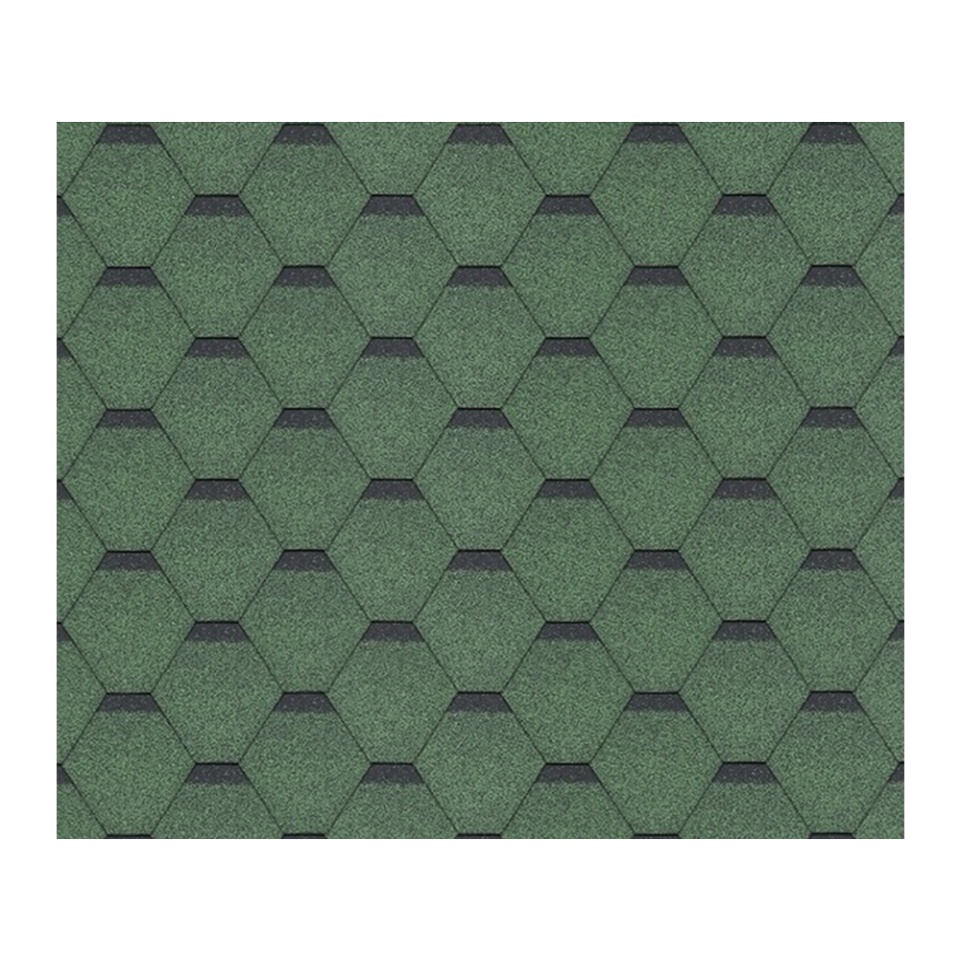 Sindrila pentru acoperis din bitum Hexagonal Rock H340GREEN