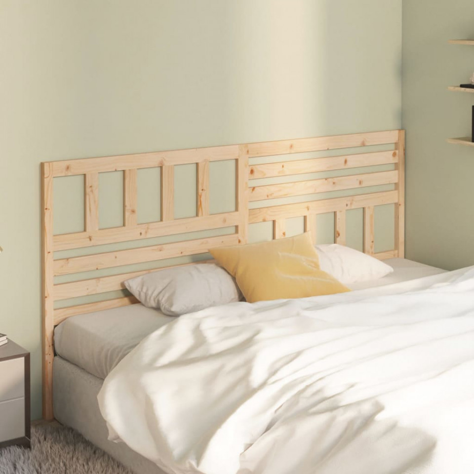 Tăblie de pat, 206x4x100 cm, lemn masiv de pin Casa Practica