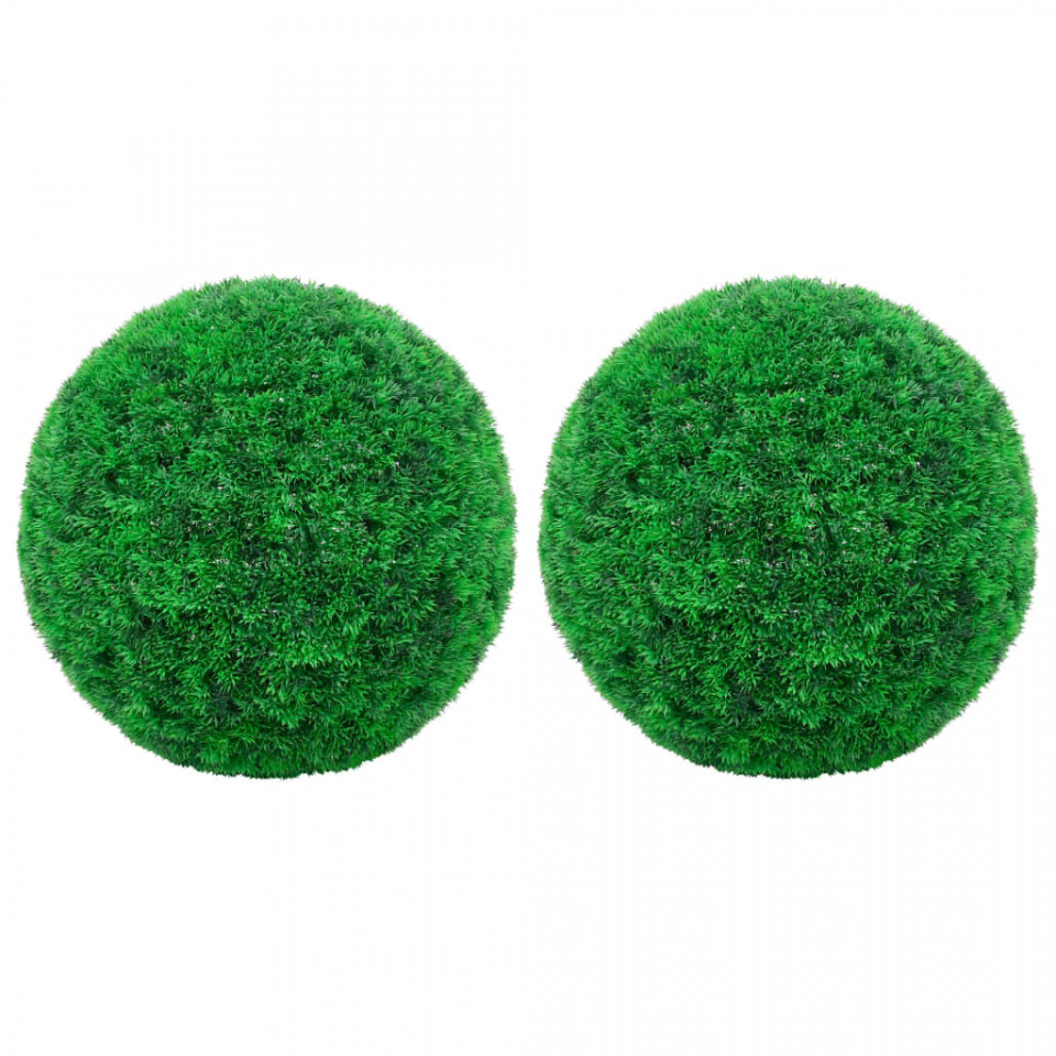 Bile de arbuști cimișir artificiali, 2 buc., 35 cm