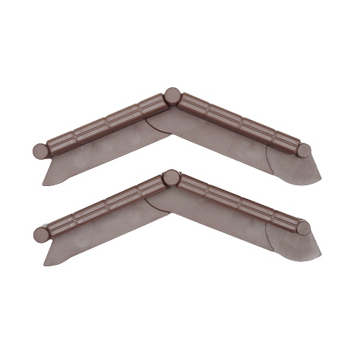 Borduri decorative din plastic pentru gazon, MARO, 5 m lungime - TIMBELA M801-BROWN-10
