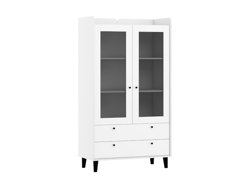 Dolce Dol-26 Display Dulap White/White High Gloss