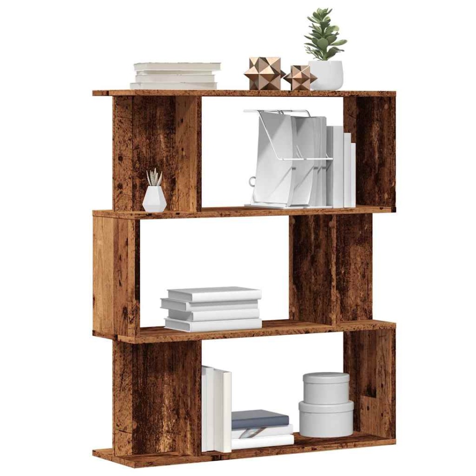 Dulap cu cărți din lemn vechi 80x24x96 cm lemn prelucrat