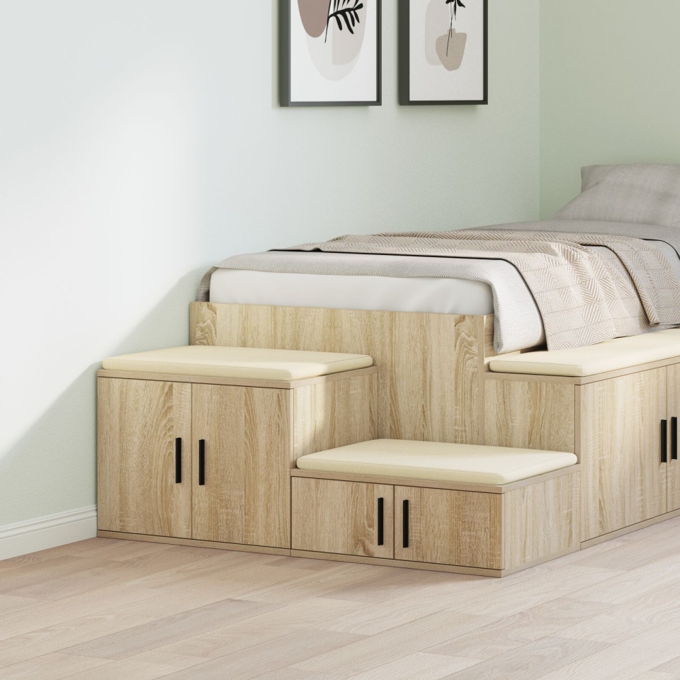 Dulap de depozitare Sonoma Oak 118x41x40 cm din lemn stratificat
