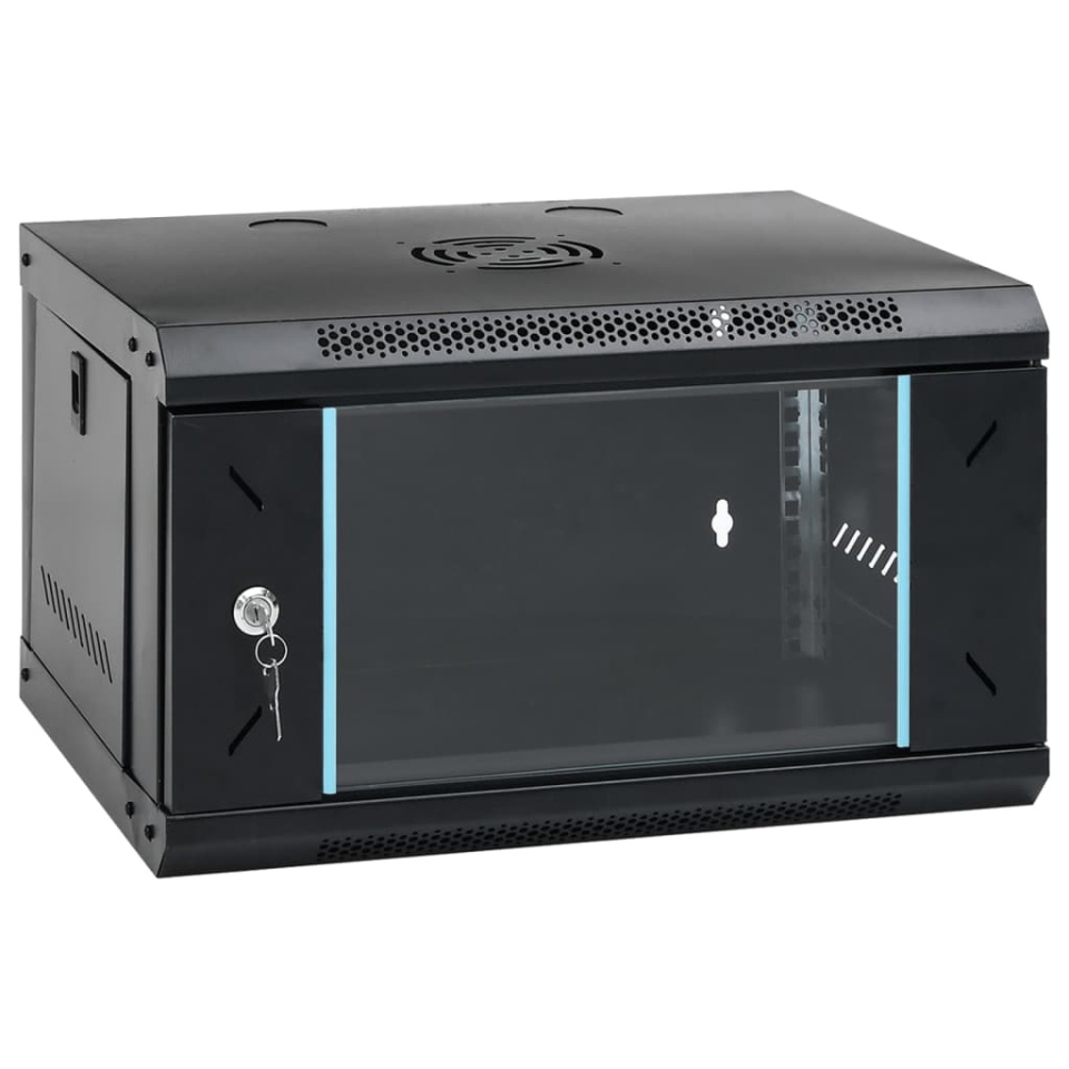 Dulap de server montat pe perete, 6U, 19 IP20, 53x40x30 cm