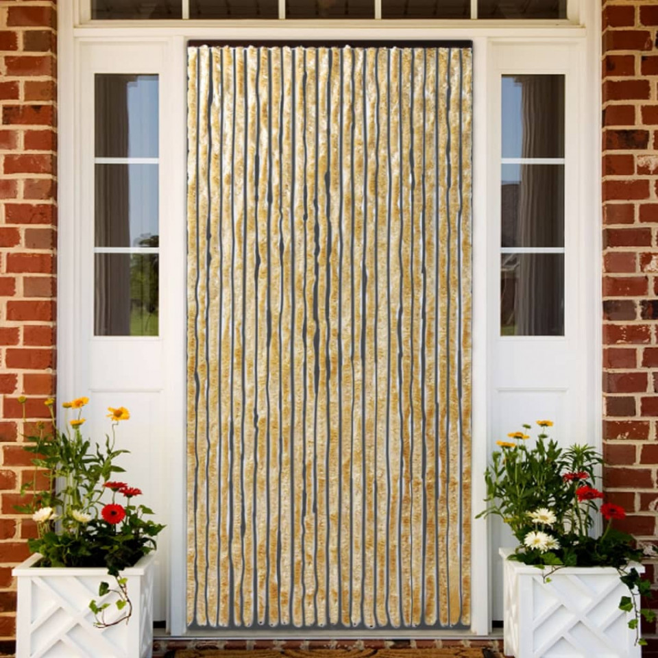 Perdea pentru insecte, bej, 90x220 cm, Chenille