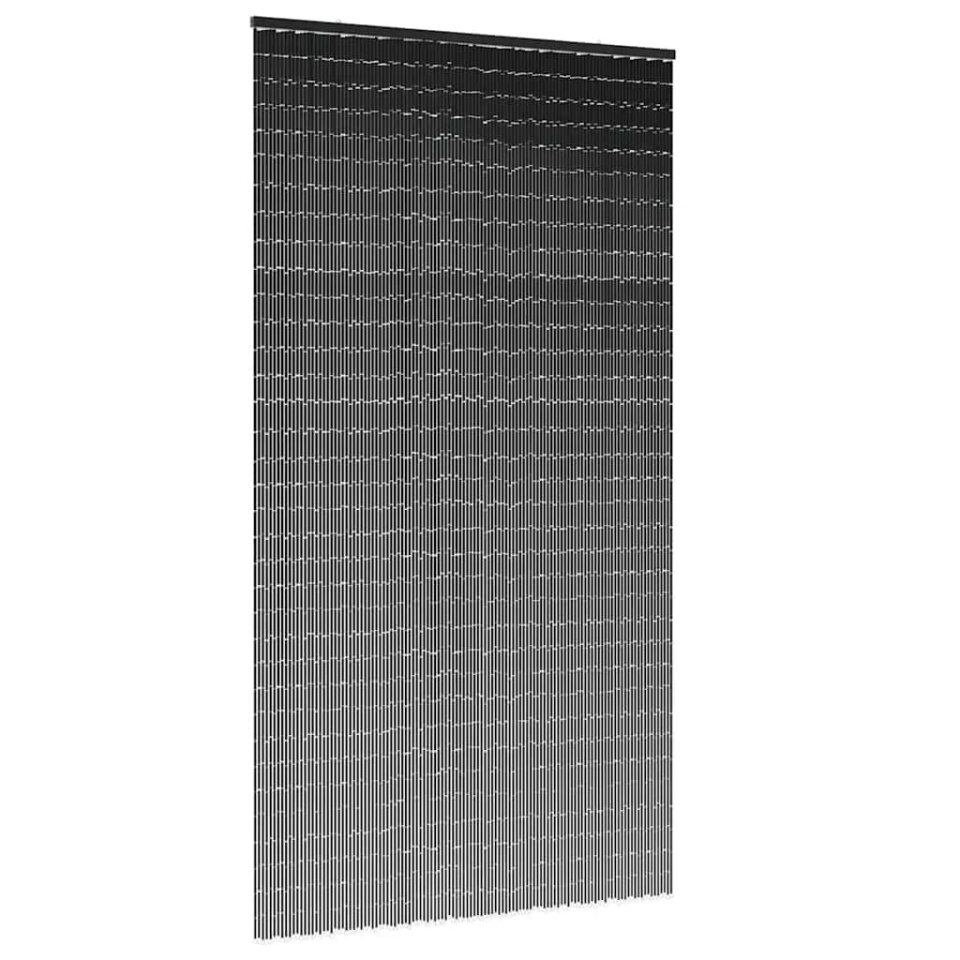 Perdele ușă cu insecte gri închis 120x220 cm bambus
