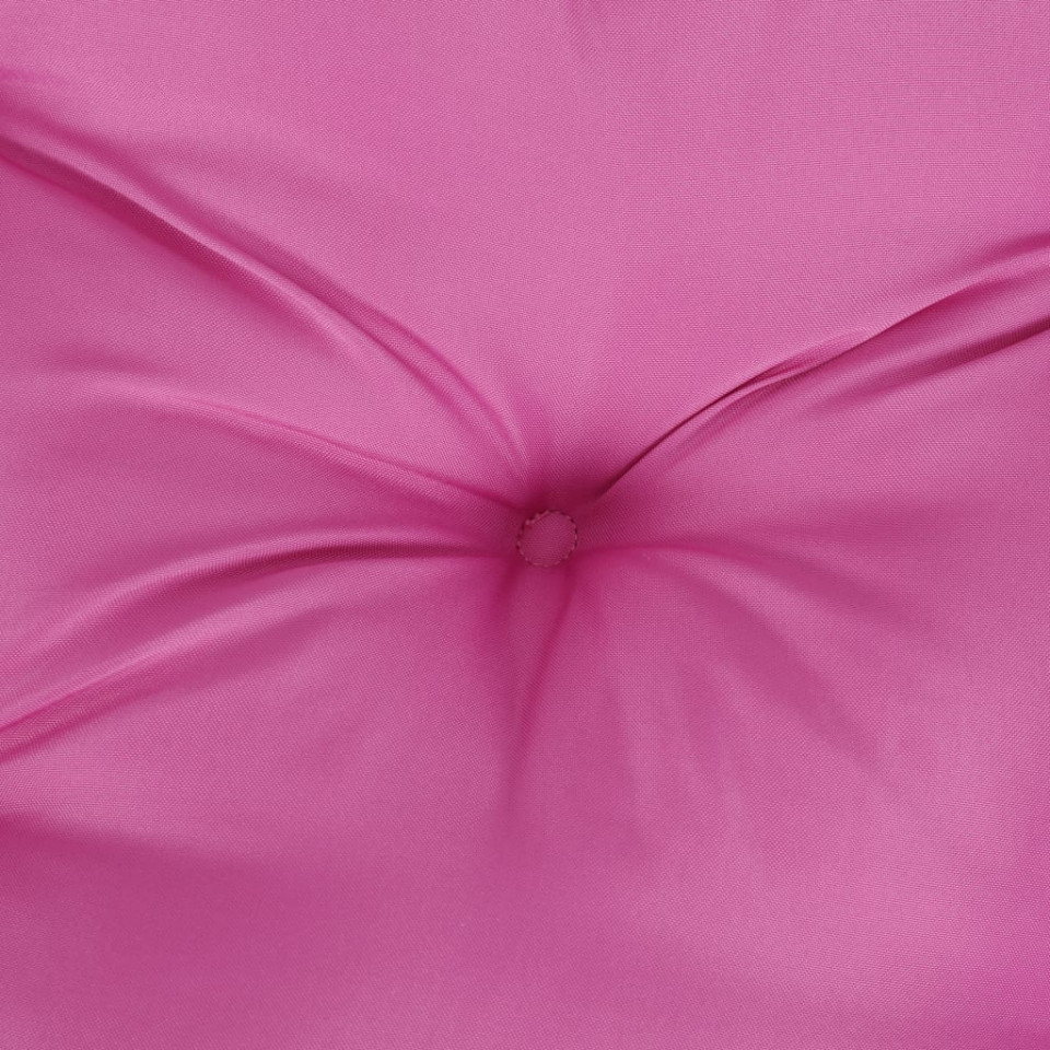 Pernă pentru bancă de grădină, roz, 120x50x7 cm, textil